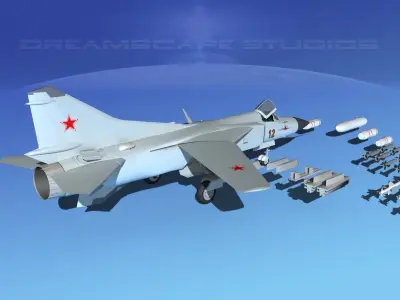 Mig 23 Flogger B V01 USSR 3D model