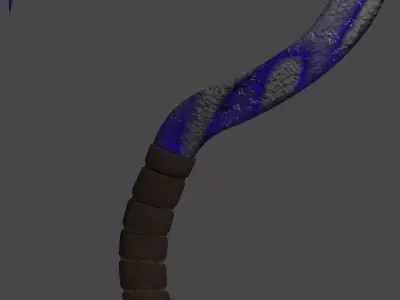 Cronus Sickle - Purple 3D model