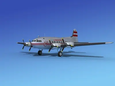 Boeing 307 Stratoliner TWA  3D model