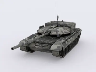 Black Eagle Low-poly 3D model