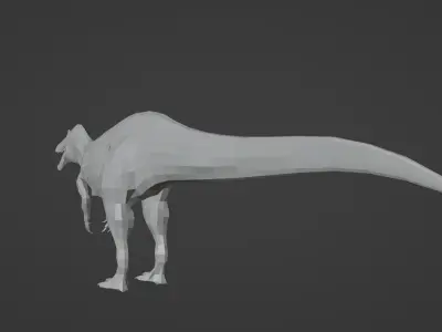 Low-Poly Suchomimus Low-poly 3D model
