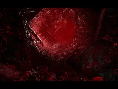 Tentacles Low-poly 3D model