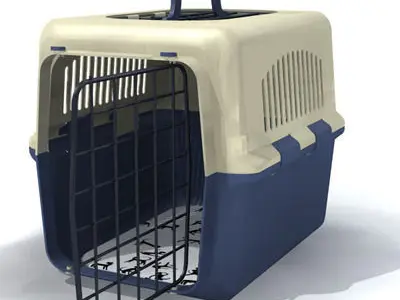 pet cage 01 3D model