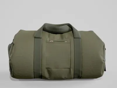 Duffle bag Low-poly 3D model