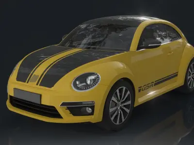 Volkswagen brand cars 3D model