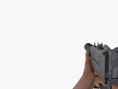 MAC 10 Submachine gun Free 3D model