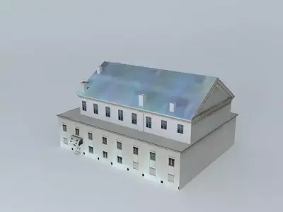 Croatian Dom Karlovac Free 3D model