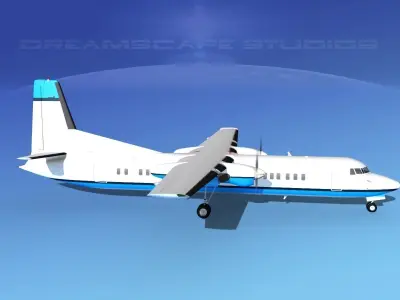 Fokker F-60 Corporate 1 3D model