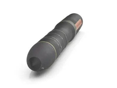 Topol-M SS-27 Mod 1 ICBM Ballistic Missile 3D model