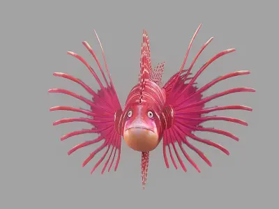 Cartoon Fish 13 Low-poly 3D model