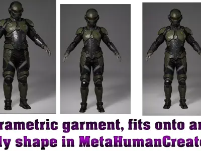 Sci-Fi Pants P03 Low-poly 3D model