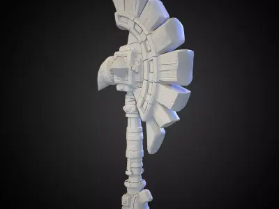 Stylized Axe 10 3D model