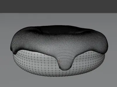 Donut from Blender Guru Blender Tutorial Part 1 Free low-poly 3D model