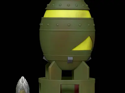 Fallout Fatman Lamp 3d digital download 3D print model