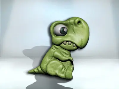 Baby Dinosaur Model for the vr-animals challenge Low-poly 3D model