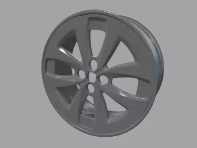 Rim Car Custom 02 3D model