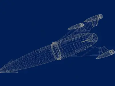 Venus Rocket Free 3D model