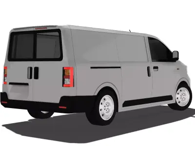 Cargo Van Low-poly 3D model purchase