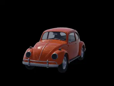 Old Car Model Free 3D model