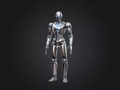 Robot character 3D model shop