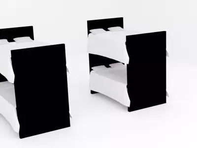 Bed 3D model  Free low-poly 3D model purchase