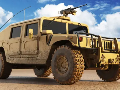 US Military Army Collection 5 in 1 Vol4 3D model