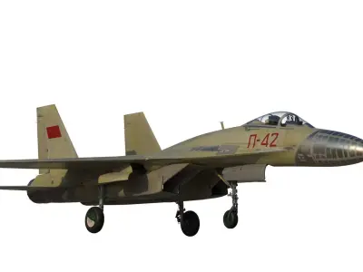 P-42 Record Aircraft 3D model