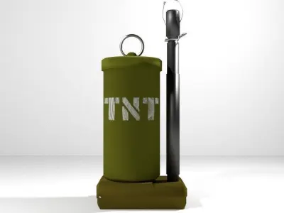 Landmine Fragmentation Anti-Vehicle 3D model