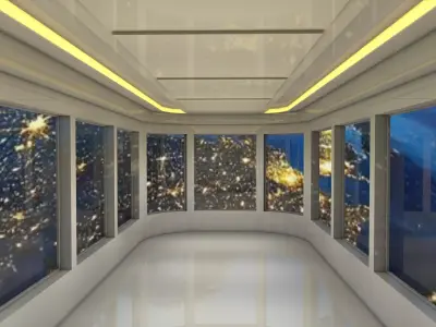 Sci Fi Room 3D model 84