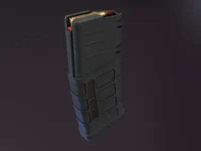 PMAG 25 M118 Magazine Low-poly 3D model