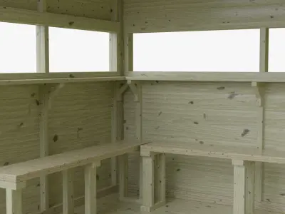 Bird Hide 3D model