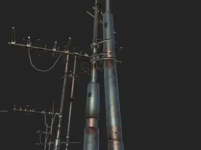 Antenna Pack PBR  Low-poly 3D model