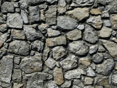 UE Rock Masonry materials part 03 Low-poly 3D model