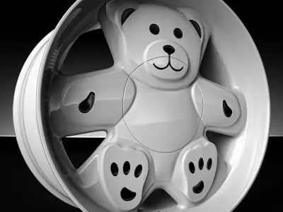 Ronal Teddy Bear 3D model