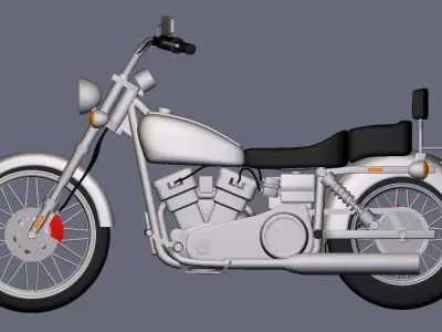 Custom Bike 3D model