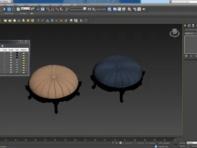 Tufted ottamon jumbo collections 3D model