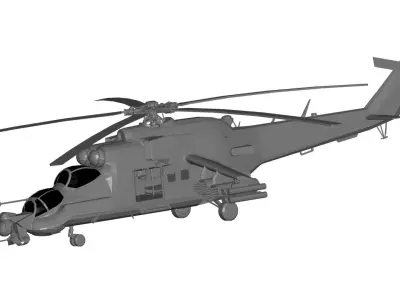 Mil Mi-24 3D model