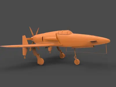 Kyushu J7W Shinden 3D print model