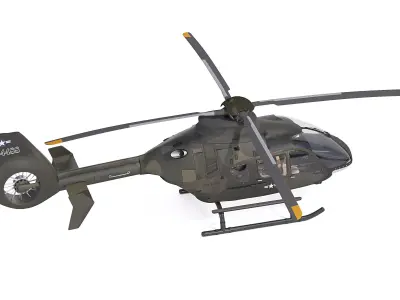 Airbus Helicopter H135 Army 3D model