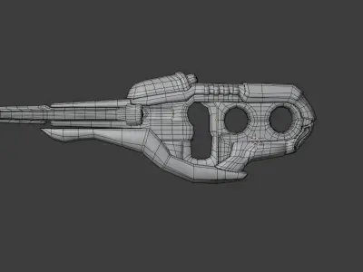 Covenant Carbine Low-poly 3D model