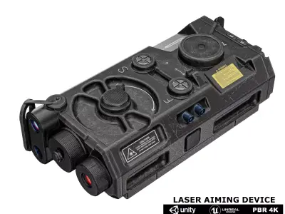 Laser Aiming Device Low-poly 3D model