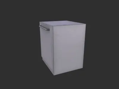 Dishwasher Low-poly 3D model