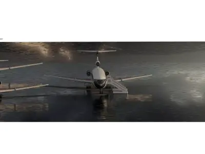 Hawker Siddeley TRIDENT 1C and 2E and 3B 3D model