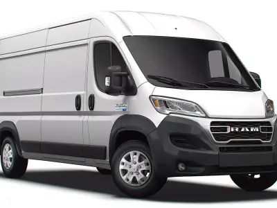 Ram ProMaster EV Cargo Van L3H2 2024 3D model