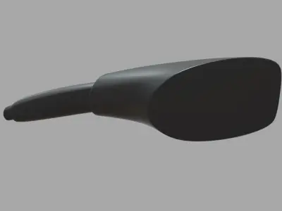 Car Hand Brake 01 Low-poly 3D model