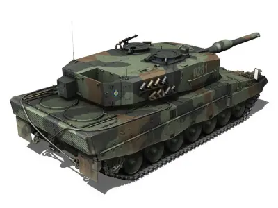 Leopard 2A4 MBT - Polish Armed Forces 3D model