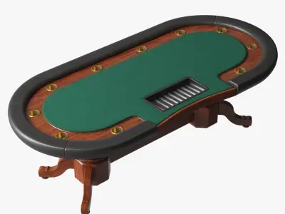 Poker Table 3D 3D model