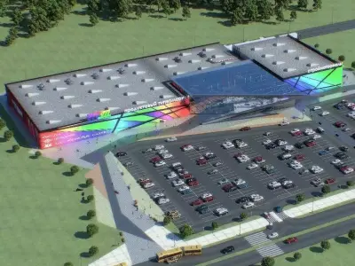 Shopping Mall 03 Low-poly 3D model