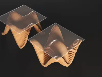 Parametric Double-sided Table Free 3D model