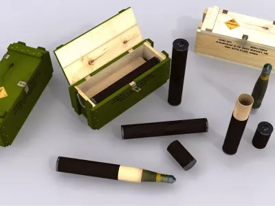 Hydra 70 Warhead Storage System 3D model